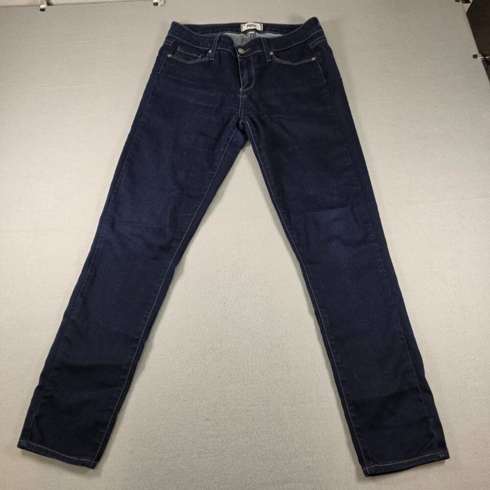 Paige Women's Straight Leg Jeans Size 29 Dark Wash